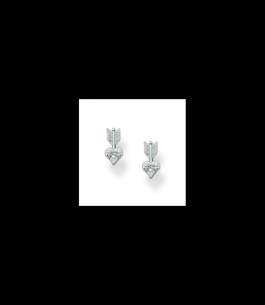 THOMAS SABO Boucles d oreilles coeur ailes