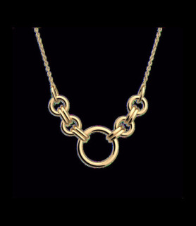 LES GEORGETTES Collier TRESOR doré