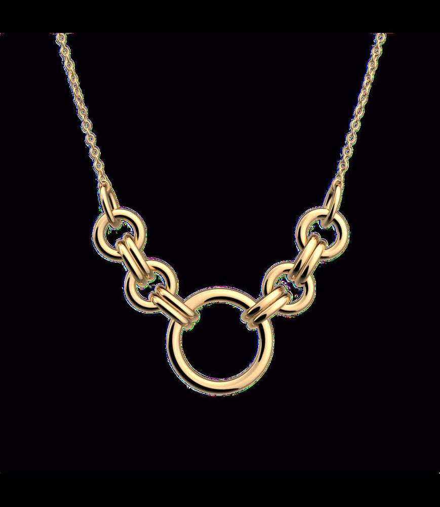 LES GEORGETTES Collier TRESOR doré