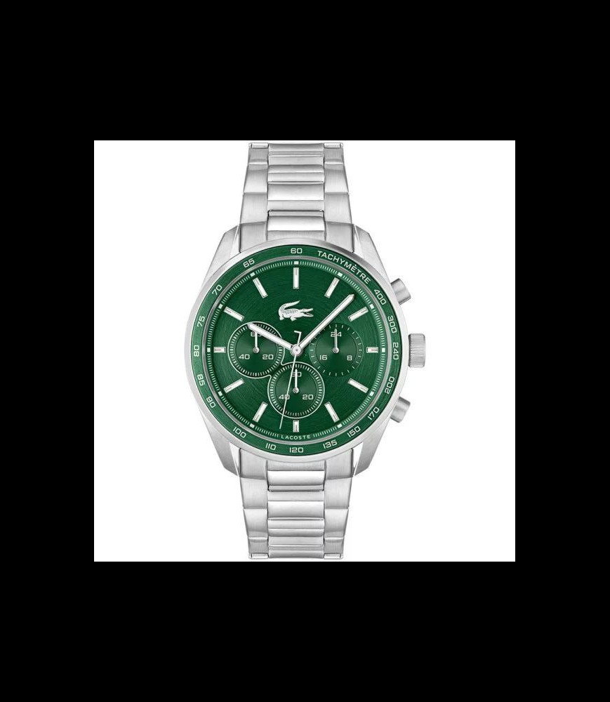LACOSTE Montre chronographe Boston acier