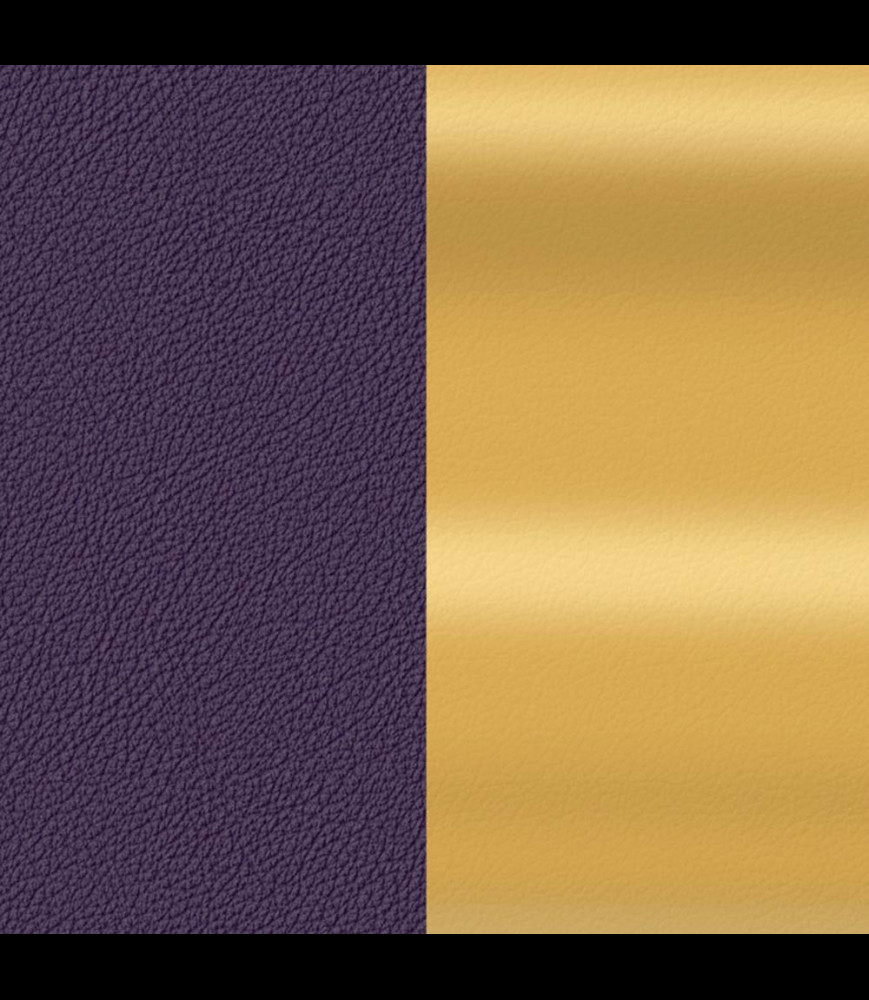 LES GEORGETTES Cuir Les Georgettes Hypnose / Or, diamètre 45mm POUR PENDENTIFS