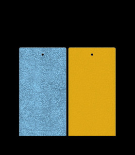 LES GEORGETTES Cuir - Manchettes, Solaire / Ciel Etoilé LARGE 40MM