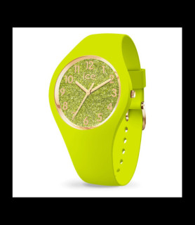 ICE WATCH Montre Femme Ice Watch ICE glitter 021225 - Bracelet Silicone Jaune