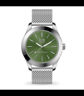 ICE WATCH ICE steel solar Silver Green