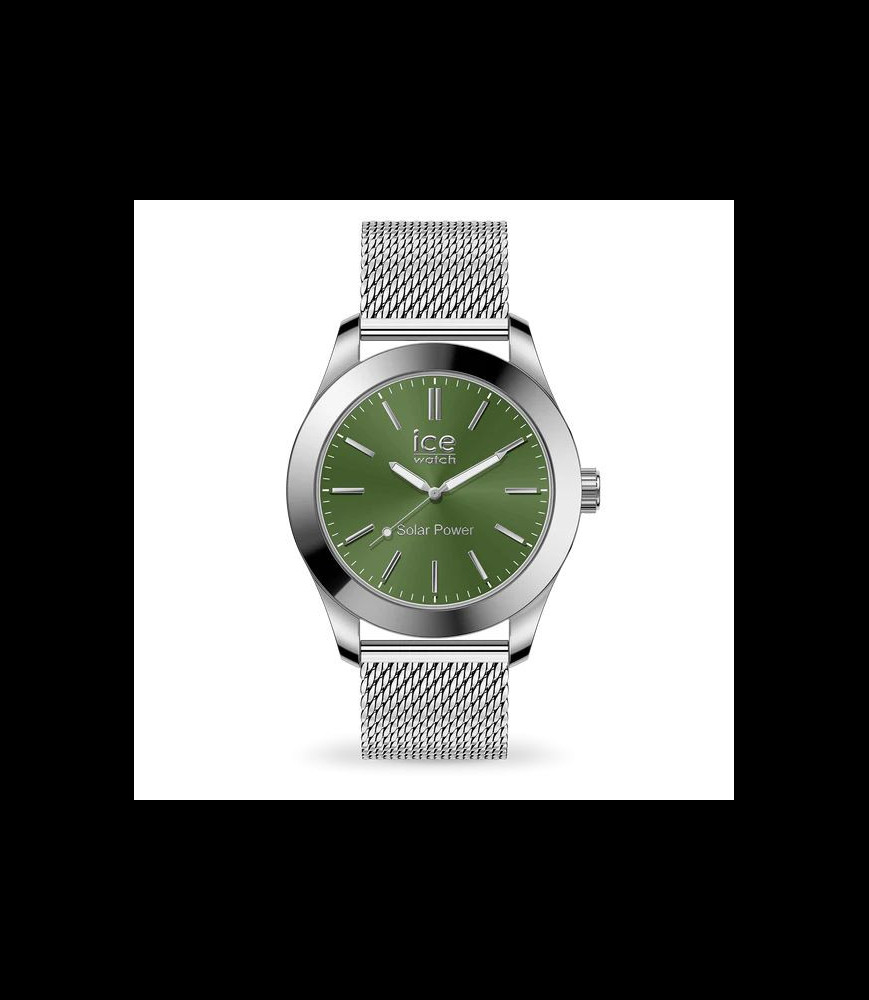 ICE WATCH ICE steel solar Silver Green