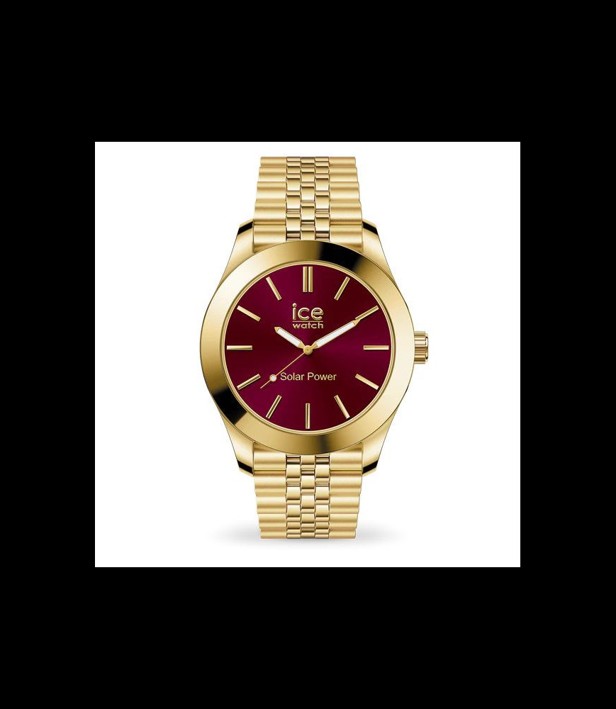 ICE WATCH ICE steel solar Gold Burgundy