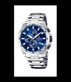 FESTINA MONTRE FESTINA F20463/2 BLEU, BRACELET ACIER INOXYDABLE, HOMME