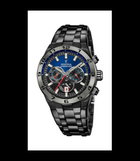 FESTINA MONTRE SPECIAL EDITIONS F20673/1 BLEU BRACELET EN ACIER INOXYDABLE HOMME