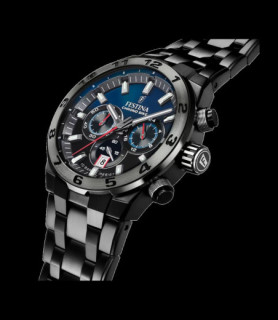 FESTINA MONTRE SPECIAL EDITIONS F20673/1 BLEU BRACELET EN ACIER INOXYDABLE HOMME