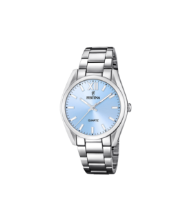 FESTINA MONTRE FESTINA F20622/3 BLEU, BRACELET ACIER INOXYDABLE, FEMME