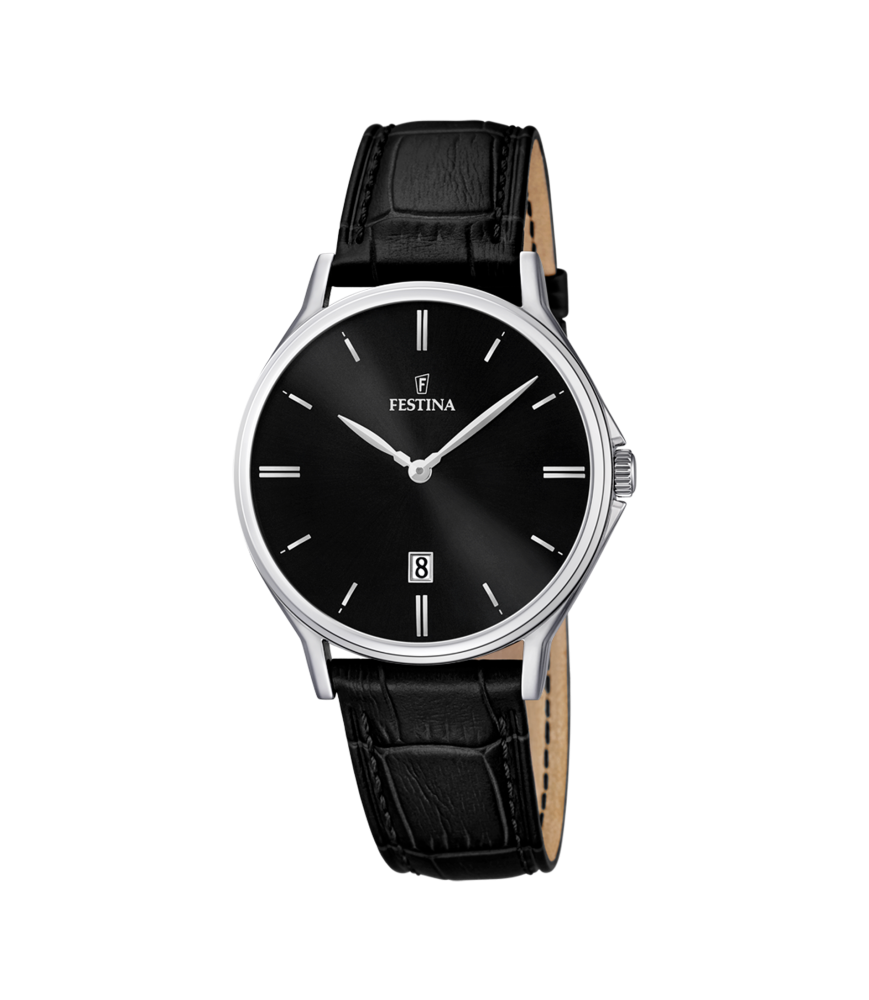 FESTINA MONTRE FESTINA CLASSICS F16745/5 NOIR, BRACELET CUIR, HOMME