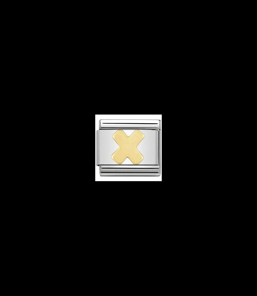 NOMINATION maillon X or et acier
