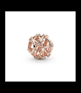 PANDORA Charm Pandora Timeless constellations d'étoiles ajouré en métal doré rose et oxyde de zirconium