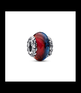 PANDORA Charm en Verre de Murano Double Game of Thrones Dragons Glace & Feu