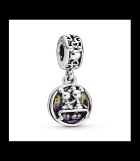 PANDORA Charm Disney X Pandora Pendant Disney Mickey & Minnie Happily Ever After (happy End) en argent