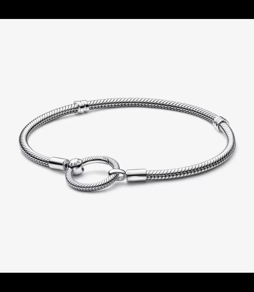 PANDORA Bracelet Maille Serpent Fermoir O Pandora Moments 17 CM