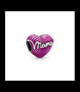 PANDORA Charm Pandora Cœur Mama Ondes D’amour en argent