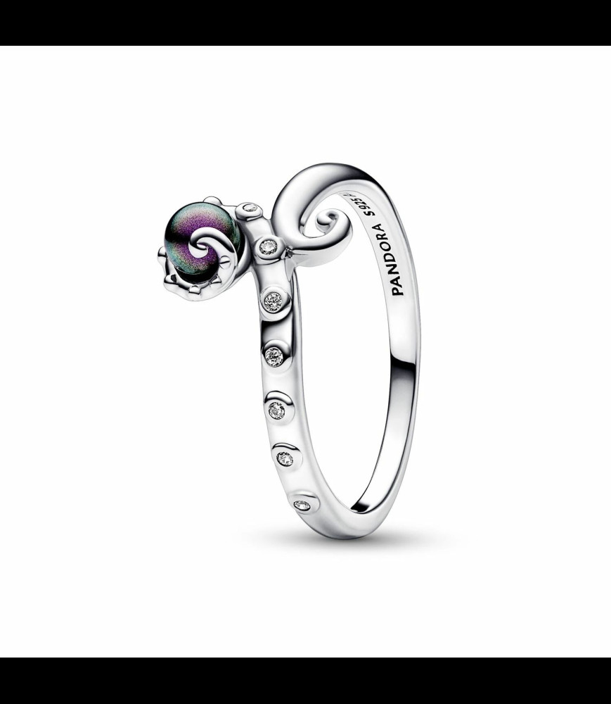 PANDORA Bague Disney X Pandora Ursula La Petite Sirène en argent, taille 52