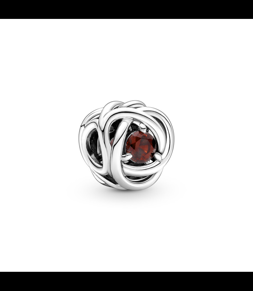PANDORA Charm Cercle Éternité Rouge