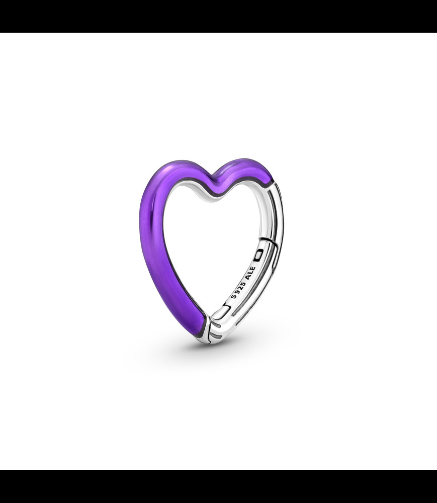 PANDORA Link Ouvrable Cœur Violet Vif Pandora ME