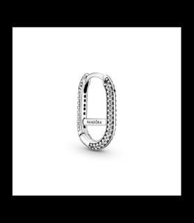 PANDORA Boucle d'Oreille Link Pavée