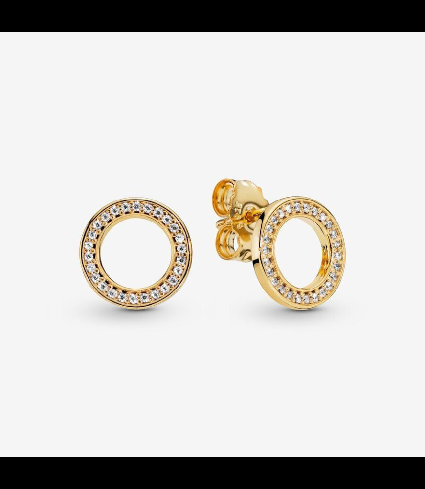 PANDORA Boucles d'oreilles Cercles Scintillants Shine