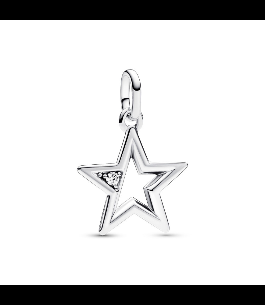PANDORA Charm Médaillon Etoile Scintillante Pandora ME