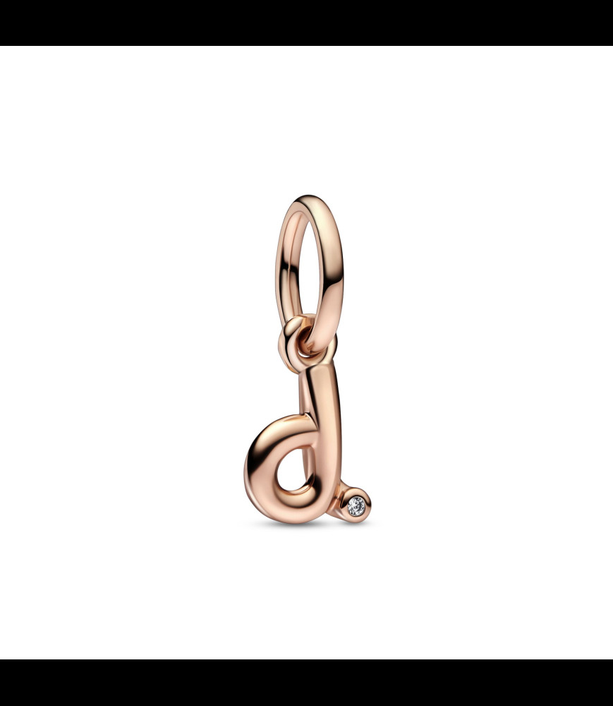 PANDORA Charm-pendentif Lettre D script