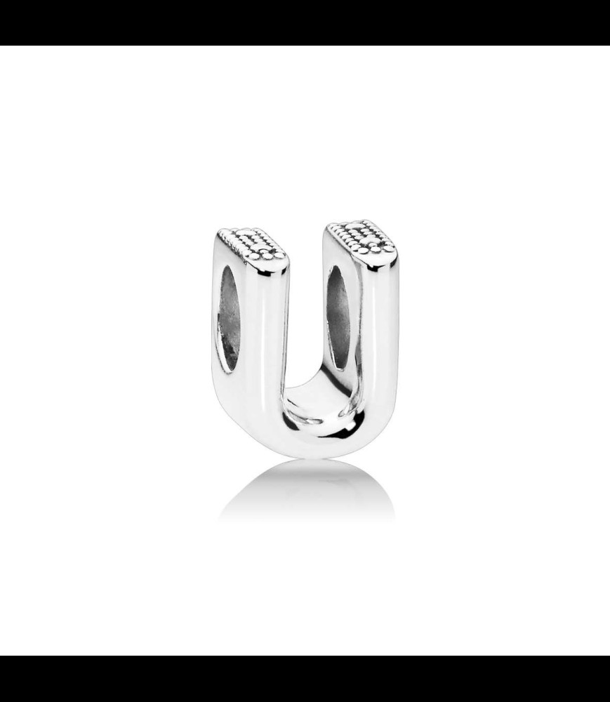 PANDORA Charm Alphabet Lettre U