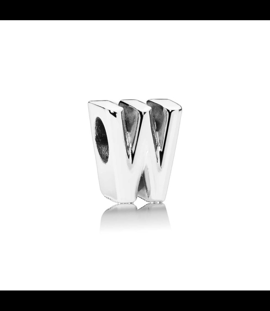 PANDORA Charm Alphabet Lettre W