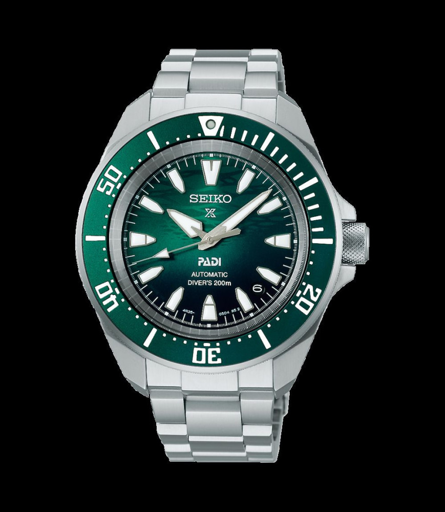 SEIKO montre homme prospex automatique padi  samurai vert SRPL53K1