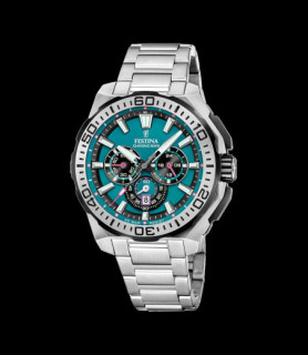 FESTINA MONTRE HOMME FESTINA CHRONO BIKE F20724/6 BLEU BRACELET EN ACIER