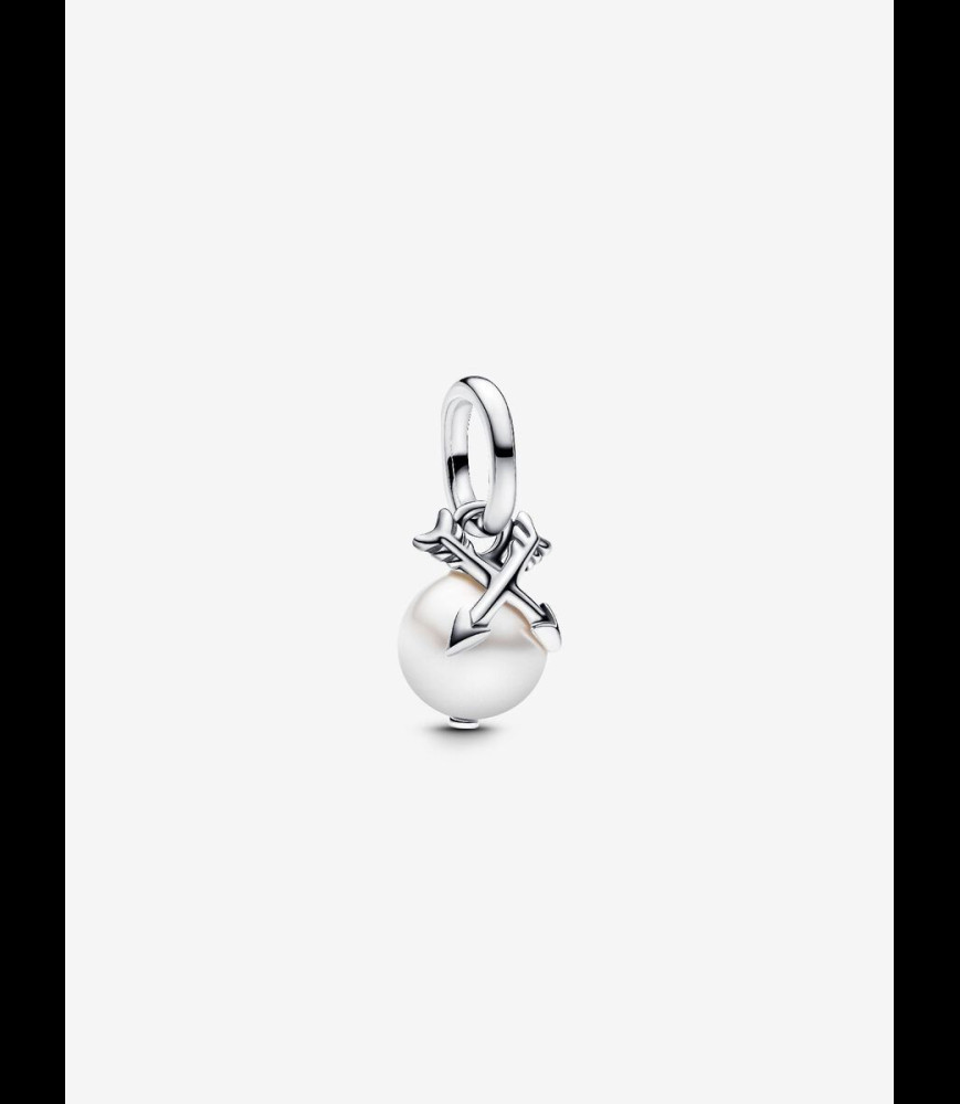 PANDORA Mini Charm Pendant Perle & Flèches