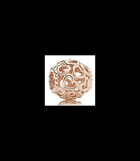 PANDORA charms boule coeurs rose gold