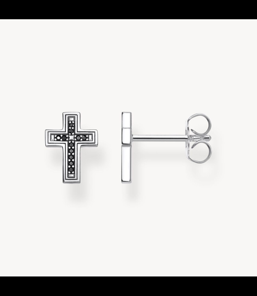 THOMAS SABO boucle d oreille argent croix
