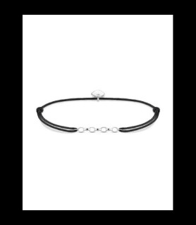 THOMAS SABO Cordon noir motif argent