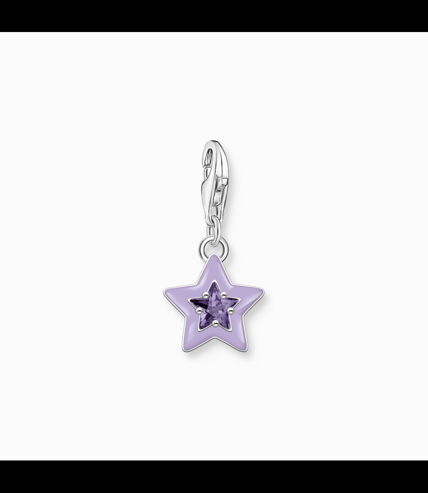 THOMAS SABO Charms étoile violette