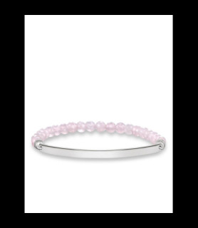 THOMAS SABO Bracelet DAME quartz rose gravé  JE T AIME